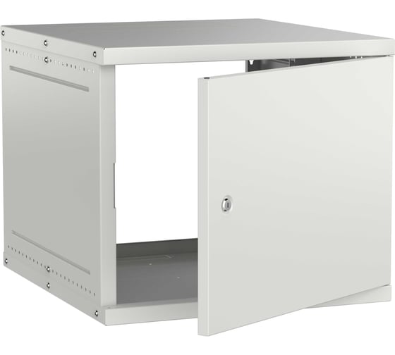 Шкаф настенный GENERICA 19 9U 600х650мм металлическая дверь серый LWE3-09U67-MF-G
