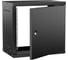 Шкаф настенный GENERICA 9U 550х350мм металлическая дверь черный LWE5-09U53-MF-G 1