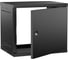 Шкаф настенный GENERICA 9U 600х450мм металлическая дверь черный LWE5-09U64-MF-G 1