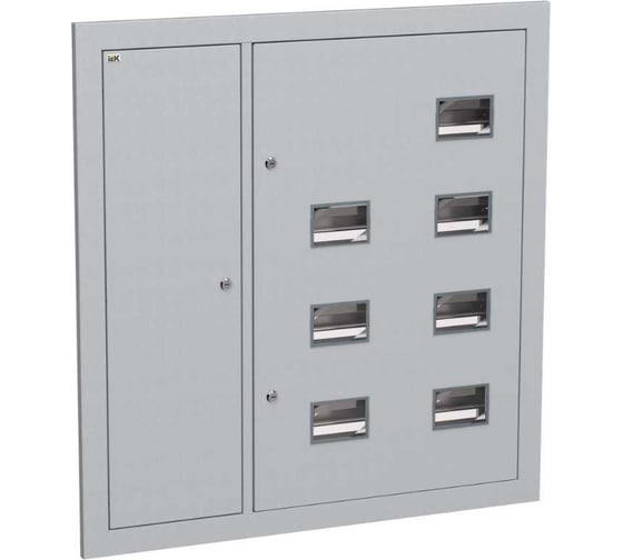 Корпус металлический IEK ЩЭ-7-Э 36 IP31 (слаботочный отсек слева) LIGHT IND-MKM43-07-31-E-L