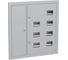 Корпус металлический IEK ЩЭ-7-Э 36 IP31 (слаботочный отсек слева) LIGHT IND-MKM43-07-31-E-L 1