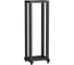 Стойка двухрамная на роликах ITK LINEA F 47U 600х600 мм, черная LF05-47U66-2RM 1