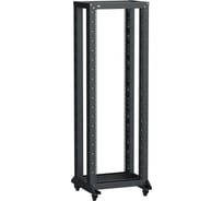 Стойка двухрамная на роликах ITK LINEA F 20U 600х600 мм, черная LF05-20U66-2RM