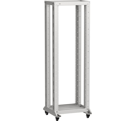 Стойка двухрамная на роликах ITK LINEA F 37U 600х600 мм, серая LF35-37U66-2RM