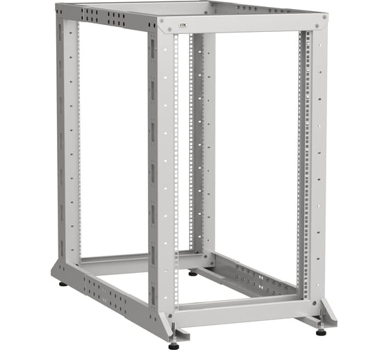 Стойка двухрамная ITK LINEA F 37U 600х600-1000 мм, серая LF35-37U61-2GM
