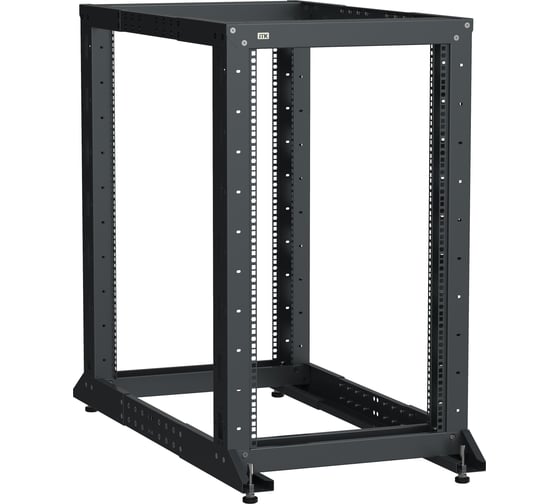 Стойка двухрамная ITK LINEA F 52U 600х600-1000 мм, черная LF05-52U61-2GM