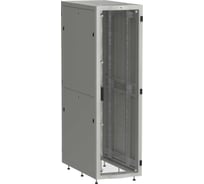 Шкаф серверный ITK LINEA S 19 42U 600х1000мм передняя дверь двухстворчатая перфорированная задняя дверь перфорированная серый RAL 7035 LS35-42U61-2PP
