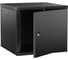 Шкаф настенный ITK LINEA W 9U 600х600мм дверь металл черный 2.0 LWR5-09U66-MF-2 1