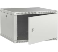 Шкаф настенный ITK LINEA W 6U 600х600мм дверь металл серый 2.0 LWR3-06U66-MF-2