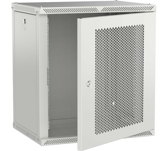 Шкаф настенный ITK LINEA W 12U 600х450мм дверь перфорированная серый 2.0 LWR3-12U64-PF-2
