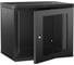 Шкаф настенный ITK LINEA W 9U 600х450мм дверь перфорированная черный 2.0 LWR5-09U64-PF-2 1