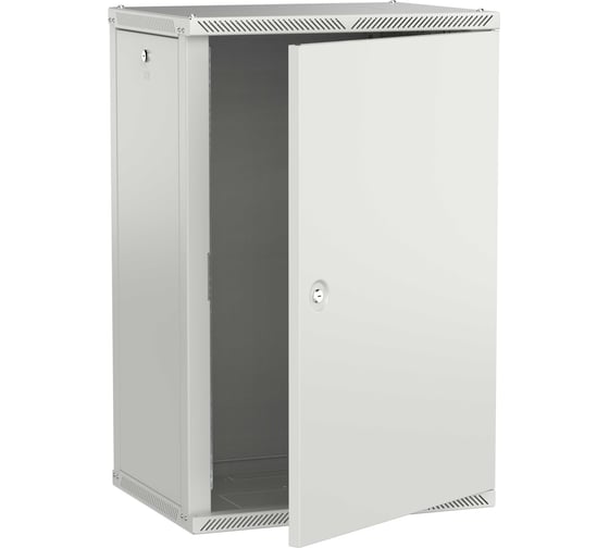 Шкаф настенный ITK LINEA W 18U 600х450мм дверь металл серый 2.0 LWR3-18U64-MF-2