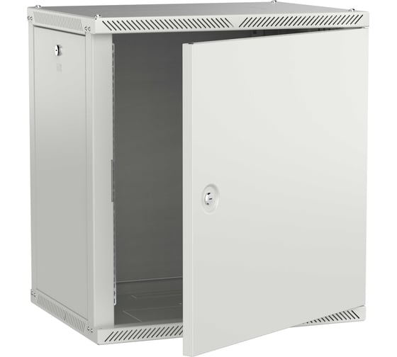 Шкаф настенный ITK LINEA W 12U 600х450мм дверь металл серый 2.0 LWR3-12U64-MF-2