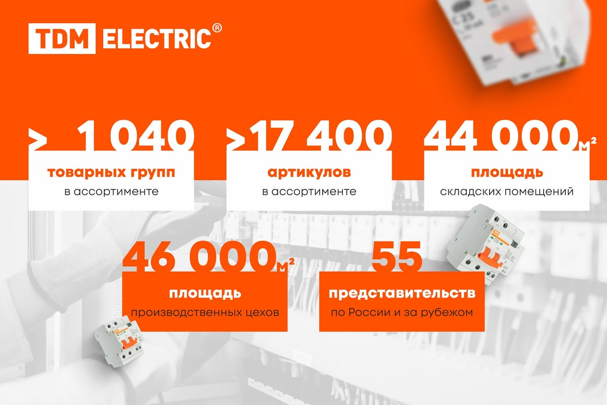 Ящик с рубильником TDM ЯБПВУ-100А IP54 (с ПН-2) Народный SQ1603-0005 ...