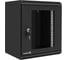 Шкаф телекоммуникационный ExeGate 10 настенный 9U EC-WM-9U.280.G.BLACK 10”, 9U, 350x280x420mm ШхГхВ, передняя дверь закаленное стекло, пыле- и влагозащита 298626 1
