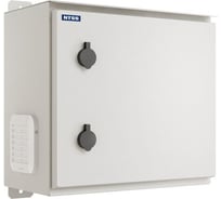 Шкаф настенный NTSS WTR (ШхВхГ) 400x400x250 мм, с монтажной платой, вентиляцией, IP55, серый RAL7035 NTSS-WTR404025MVIP55