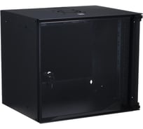 Телекоммуникационный настенный шкаф W&T 19" 6U 520х400мм черный P065240BWTWOF