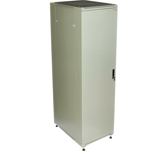 Телекоммуникационный напольный серверный шкаф W&T 19 дюймов 42U серый M426080GWTWOF