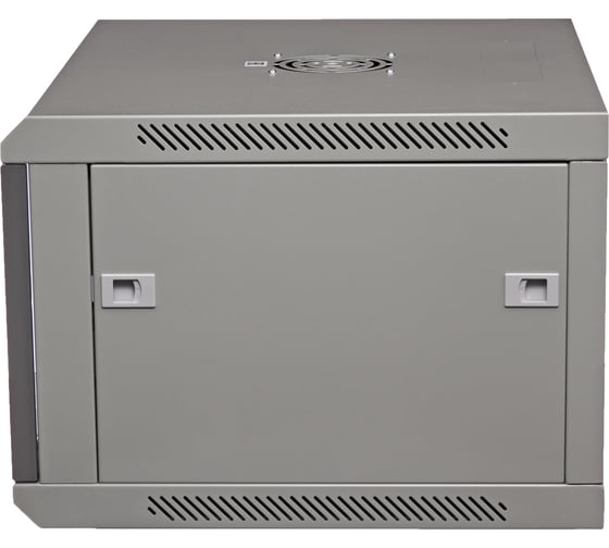 Телекоммуникационный настенный серверный шкаф W&T 19 дюймов 6U 600х600мм серый C066060GWTWOF