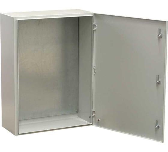 Корпус металлический с монтажной панелью Dekraft ЩРНМ, 500x400x170 мм, IP31, RAL7035 32956DEK 1