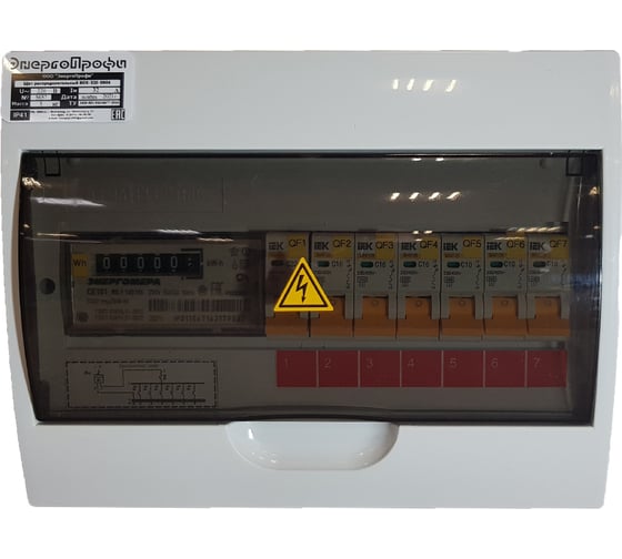 Учетно-распределительный бокс ООО ЭнергоПрофи ЩРН1-1-32-0006 У3 IEK BOX-32S-0006 1