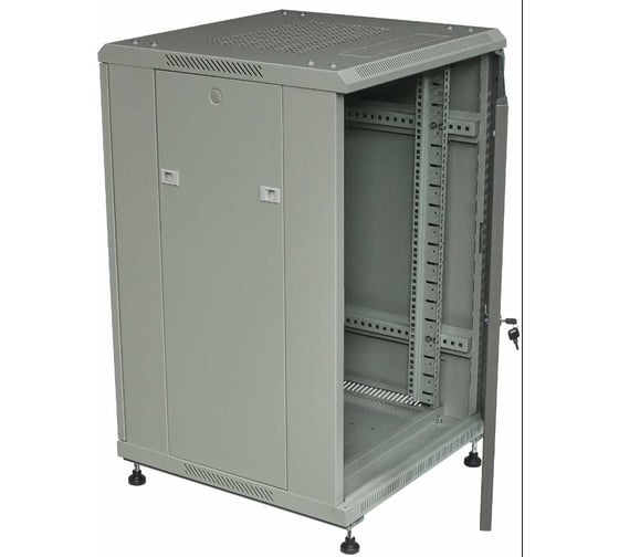Телекоммуникационный серверный шкаф W&T 19 дюймов 18U 600х800мм серый B186080GWTWOF