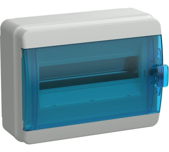 Корпус пластиковый IEK TEKFOR КМПн-12 IP65, синяя прозрачная дверь TF5-KP72-N-12-65-K03-K07