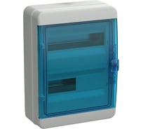 Корпус пластиковый IEK TEKFOR КМПн-24 IP65, синяя прозрачная дверь TF5-KP72-N-24-65-K03-K07