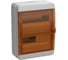 Корпус пластиковый IEK TEKFOR КМПн-24 IP65, оранжевая прозрачная дверь TF5-KP72-N-24-65-K03-K09 1
