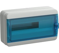 Корпус пластиковый IEK TEKFOR КМПн-18 IP65, синяя прозрачная дверь TF5-KP72-N-18-65-K03-K07