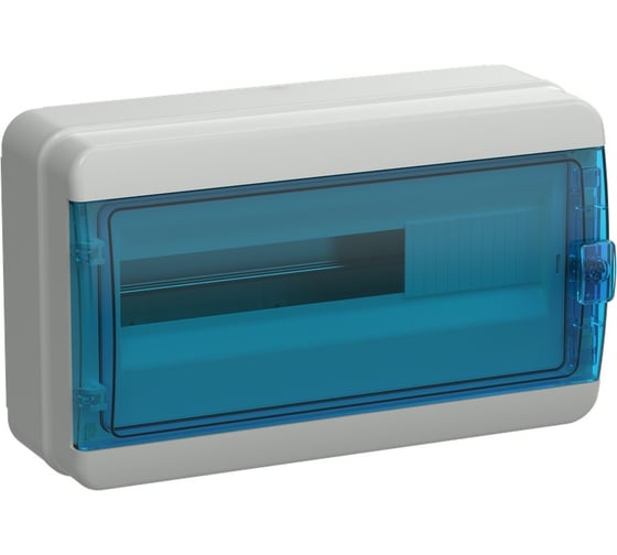 Корпус пластиковый IEK TEKFOR КМПн-18 IP65, синяя прозрачная дверь TF5-KP72-N-18-65-K03-K07