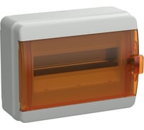 Корпус пластиковый IEK TEKFOR КМПн-12 IP65, оранжевая прозрачная дверь TF5-KP72-N-12-65-K03-K09