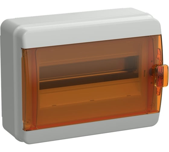 Корпус пластиковый IEK TEKFOR КМПн-12 IP65, оранжевая прозрачная дверь TF5-KP72-N-12-65-K03-K09