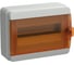 Корпус пластиковый IEK TEKFOR КМПн-12 IP65, оранжевая прозрачная дверь TF5-KP72-N-12-65-K03-K09 1