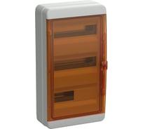Корпус пластиковый IEK TEKFOR КМПн-36 IP65, оранжевая прозрачная дверь TF5-KP72-N-36-65-K03-K09