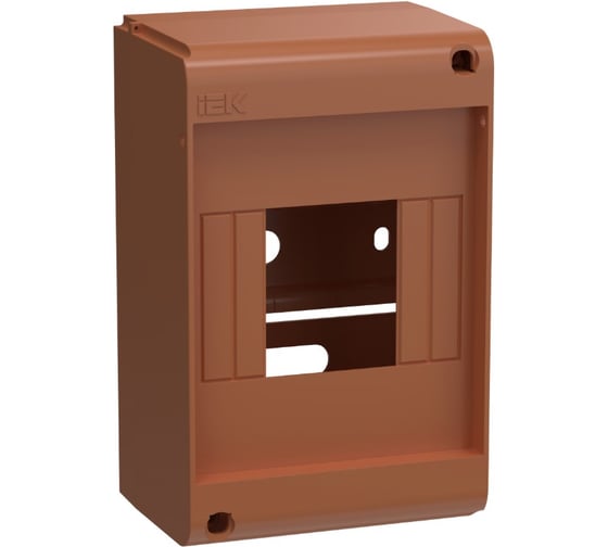 Корпус пластиковый IEK UNION Mini КМПн-4 IP20, без двери, дуб UIM-KP71-N-04-20-K24