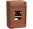 Корпус пластиковый IEK UNION Mini КМПн-4 IP20, без двери, дуб UIM-KP71-N-04-20-K24 1