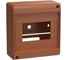 Корпус пластиковый IEK UNION Mini КМПн-6 IP20, без двери, дуб UIM-KP71-N-06-20-K24 1