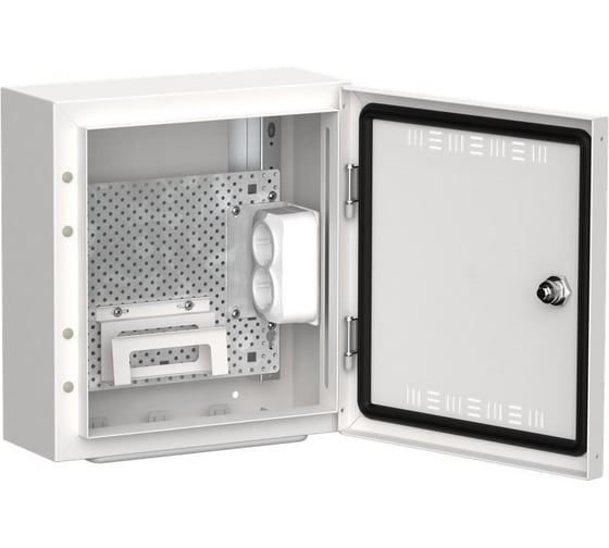 Корпус мультимедиа IEK TITAN 5 ЩРн-12 (1х12) 335x310x140 мм, IP30, белый TI5-51-N-012-30