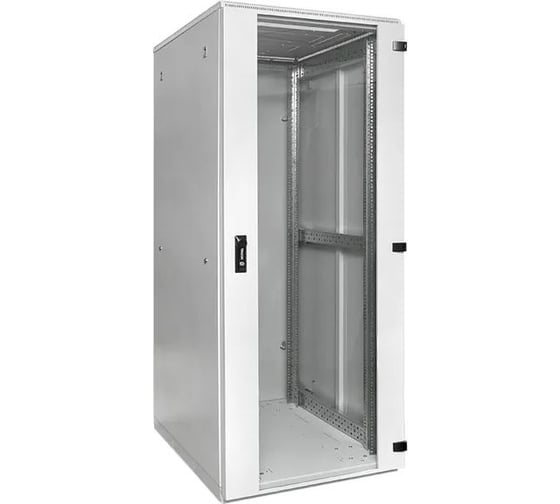 Шкаф напольный EKF 19 TERACOM PRO 42U 600x1000 мм двери стеклянная с замком-ручкой и металлическая серый TRP-NTC-4261-41G