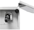 Шкаф напольный EKF 19 TERACOM PRO 42U 600x1000 мм двери стеклянная с замком-ручкой и металлическая серый TRP-NTC-4261-41G 3