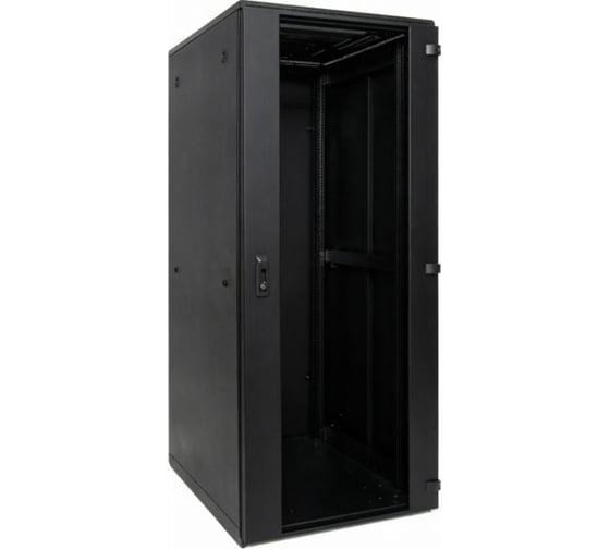 Шкаф напольный EKF 19" TERACOM PRO 33U 600x800 мм двери стеклянная с замком-ручкой и металлическая чёрный TRP-NTC-3368-41B
