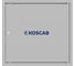 Шкаф телекоммуникационный настенный KOSCAB 9U 550х450х500мм, дверь металл, разобранный, стенки несъемные, серый RAL 7035 шт КОС- штС-9U55*45*50ДМ 2
