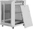 Шкаф телекоммуникационный ExeGate 19 напольный 18U EC-FS-18U.600.800.V.GREY 19”, 18U, 600x800x987mm ШхГхВ , передняя и задняя двери перфорированные 301397 2