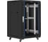 Шкаф телекоммуникационный ExeGate 19 напольный 18U EC-FS-18U.600.600.G.BLACK 19”, 18U, 600x600x987mm ШхГхВ , передняя дверь закаленное стекло 301398 1