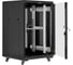 Шкаф телекоммуникационный ExeGate 19 напольный 18U EC-FS-18U.600.600.G.BLACK 19”, 18U, 600x600x987mm ШхГхВ , передняя дверь закаленное стекло 301398 2