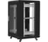 Шкаф телекоммуникационный ExeGate 19 напольный 18U EC-FS-18U.600.600.G.BLACK 19”, 18U, 600x600x987mm ШхГхВ , передняя дверь закаленное стекло 301398 4