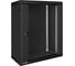 Шкаф телекоммуникационный ExeGate 19 настенный 15U EC-WM-15U.450.G.BLACK 19”, 15U, 600x450x769mm ШхГхВ , передняя дверь закаленное стекло, съемные боковые панели 300254 1