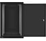 Шкаф телекоммуникационный ExeGate 19 настенный 18U EC-WM-18U.600.M.BLACK 19”, 18U, 600x600x901mm ШхГхВ , передняя дверь металл, съемные боковые панели 300272 4