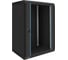 Шкаф телекоммуникационный ExeGate 19 настенный 18U EC-WM-18U.450.G.BLACK 19”, 18U, 600x450x901mm ШхГхВ , передняя дверь закаленное стекло, съемные боковые панели 300258 1